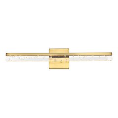 Mario Modern Contemporary Iron/Seeded Acrylic Integrated Led Vanity Light