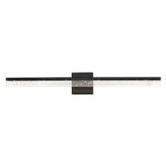 Mario Modern Contemporary Iron/Seeded Acrylic Integrated Led Vanity Light