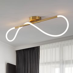 Contemporary Minimalist 360 Adjustable Silicone Neon Rope Dimmable Linear