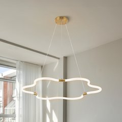 Minimalist Metal/Acrylic Adjustable Dimmable Cloud Integrated LED Chandelier