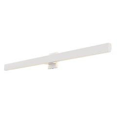 Metal 350-Degree Rotate Dimmable Integrated Linear LED Wall Sconce, White