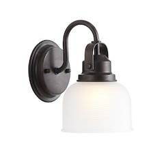 Virginia Metal/Glass Led Vanity Light