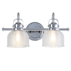Virginia Metal/Glass Led Vanity Light