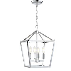 Pagodabulb Lantern Metal Led Pendant