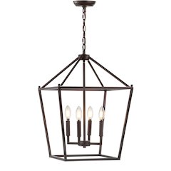 Pagodabulb Lantern Metal Led Pendant