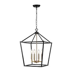 Pagodabulb Lantern Metal Led Pendant