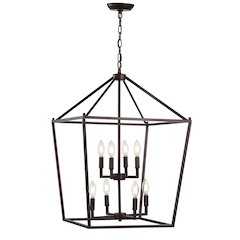 Pagodabulb Lantern Metal Led Pendant