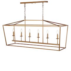 Pagodabulb Lantern Metal Led Pendant