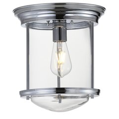 Savannah Metal/Glass Led Flush Mount