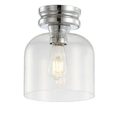 Domenic Metal/Glass Led Flush Mount