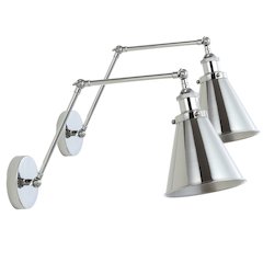 Rover Adjustable Arm Metal Led Wall Sconce (Set Of 2)