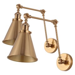 Rover Adjustable Arm Metal Led Wall Sconce (Set Of 2)