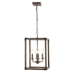 Magnolia Adjustable Iron Rustic Farmhouse Led Pendant