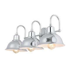 Frisco Farmhouse Industrial Iron Led Vanity