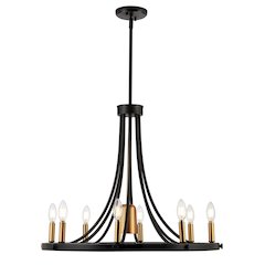 Urbanna Adjustable Iron Transitional Modern Led Chandelier