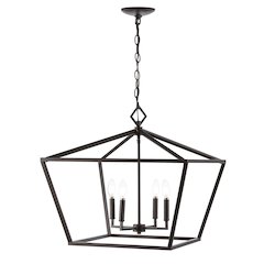 Gatsby Adjustable Iron Rustic Glam Led Pendant