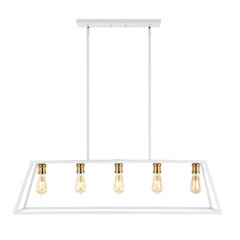 Floyd Adjustable Iron Farmhouse Vintage Led Dimmable Pendant