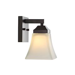 Staunton Iron/Glass Modern Cottage Led Vanity Light