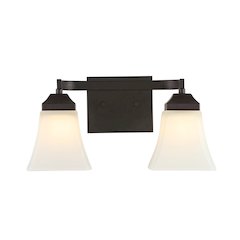 Staunton Iron/Glass Modern Cottage Led Vanity Light