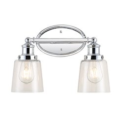 Beverly Iron/Seeded Glass Classic Cottage Led Vanity Light