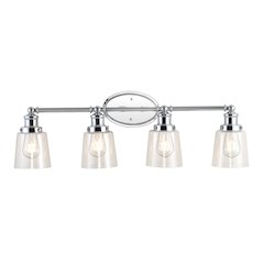 Beverly Iron/Seeded Glass Classic Cottage Led Vanity Light