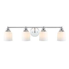 Lydia Iron/Frosted Glass Farmhouse Cottage Led Vanity Light
