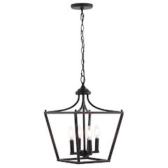 Camden Iron Classic Midcentury Pendant Lantern