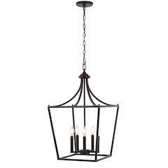 Camden Iron Classic Midcentury Pendant Lantern