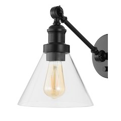 Cowie Iron/Glass Adjustable Led Wall Sconce (Set Of 2)