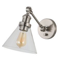 Cowie Iron/Glass Adjustable Led Wall Sconce