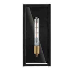 Berlin Iron/Glass Modern Industrial Led Outdoor Lantern