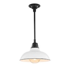 Jasper Farmhouse Industrial Indoor/Outdoor Iron Led Pendant