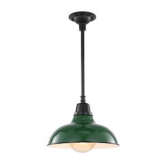 Jasper Farmhouse Industrial Indoor/Outdoor Iron Led Pendant
