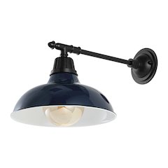 Industrial Indoor/Outdoor Iron Led Victorian Arm Outdoor Sconce