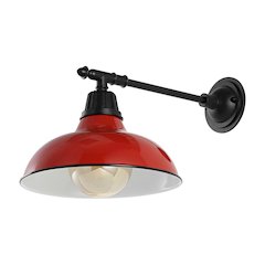 Industrial Indoor/Outdoor Iron Led Victorian Arm Outdoor Sconce