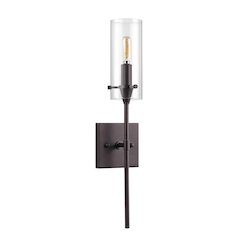 Cato Bohemian Farmhouse Iron/Glass Led Vanity