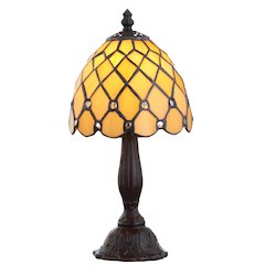 Campbell Tiffany Style Led Table Lamp