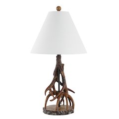 Cabell Farmhouse Rustic Iron Led Table Lamp