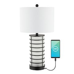 Jayce Modern Industrial Iron Nightlight Led Table Lamp