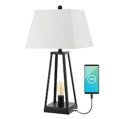 Waylon Classic Industrial Iron Nightlight Led Table Lamp