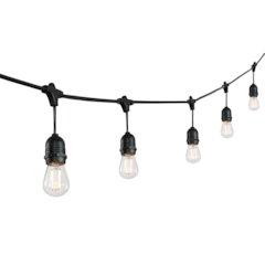 Indoor/Outdoor Rustic Industrial Led S Edison Buld String Lights