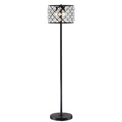 Elizabeth Crystal/Metal Led Floor Lamp