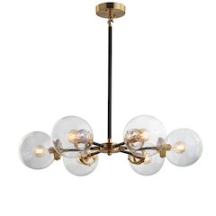 Caleb Brass Cluster Pendant