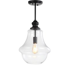Adam Adjustable Metal/Glass Led Pendant