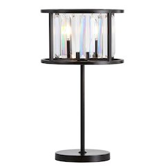 Bevin Metal/Crystal Led Table Lamp