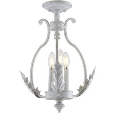 Austen Metal Led Semi Flush Mount