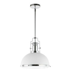 Homer Modern Industrial Iron Led Dome Pendant