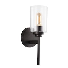 Juno Farmhouse Industrial Iron Cylinder Led Sconce