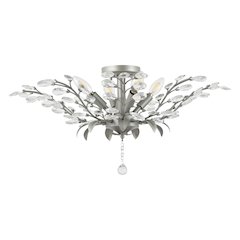 Elisana Ontemporary Bohemian Iron/Acrylic Led Semi Flush Mount