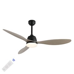 Audie Classic Industrial Iron/Plastic Integrated Led Ceiling Fan